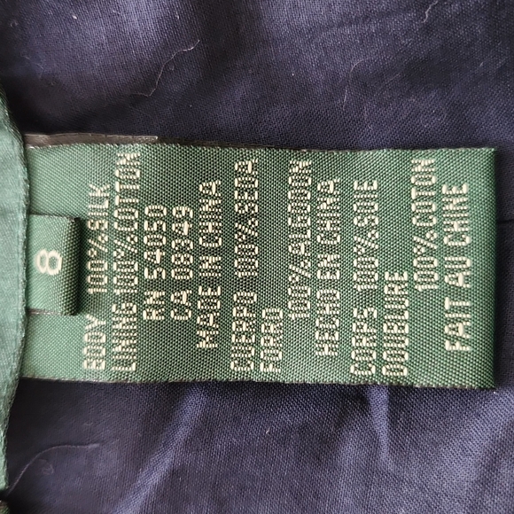 Ralph Lauren ,green label, navy capris size 8 - Picture 9 of 10